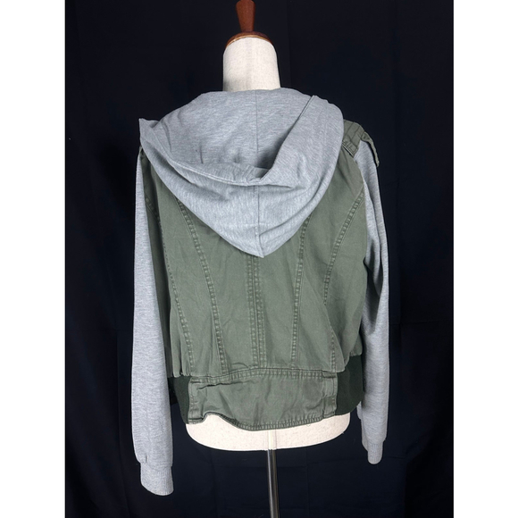 Green deb hooded jacket - Picture 3 of 4
